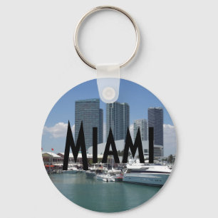 Beautiful Miami Key Ring