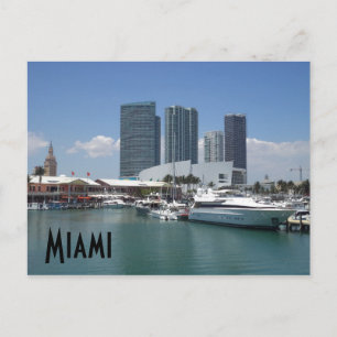 Beautiful Miami Postcard