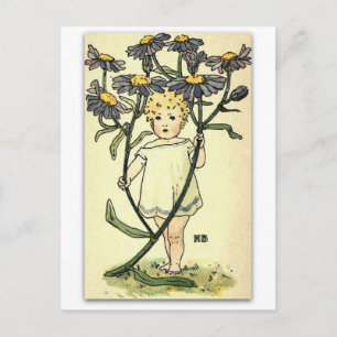 Beautiful Michaelmas Daisy by NELLIE BENSON Postcard