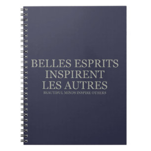 Beautiful Minds Inspire Others - Light Notebook
