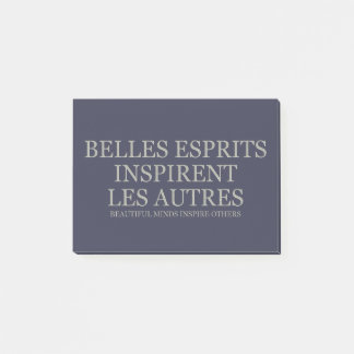Beautiful Minds Inspire Others - Light Post-it Notes