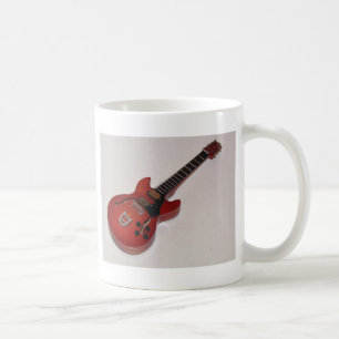 Beautiful Miniature Acoustic and Electric Guitars Coffee Mug