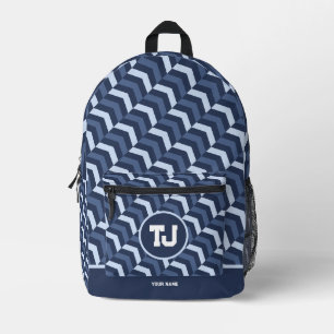 Beautiful Minimalist Modern Personalised Printed Backpack