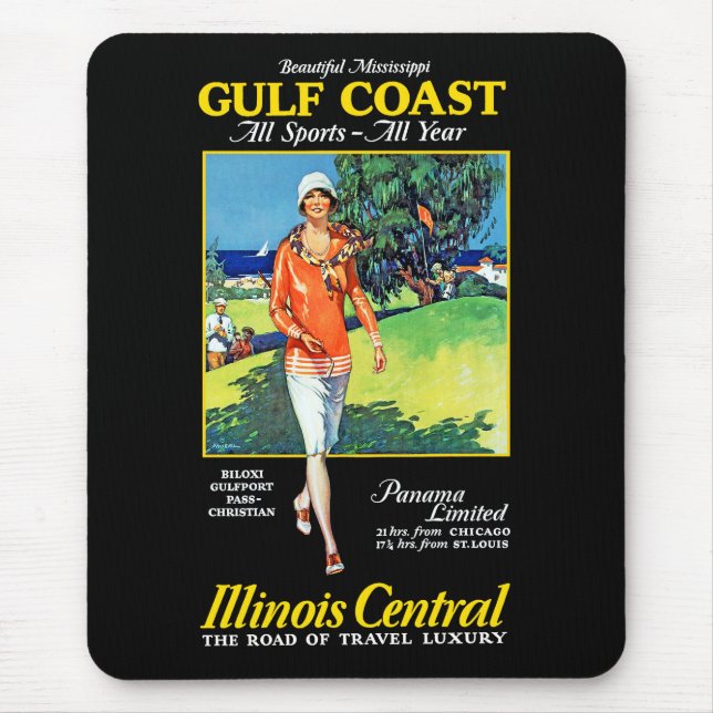 Beautiful Mississippi ~ Gulf Coast Mouse Mat (Front)