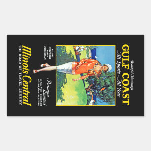 Beautiful Mississippi ~ Gulf Coast Rectangular Sticker