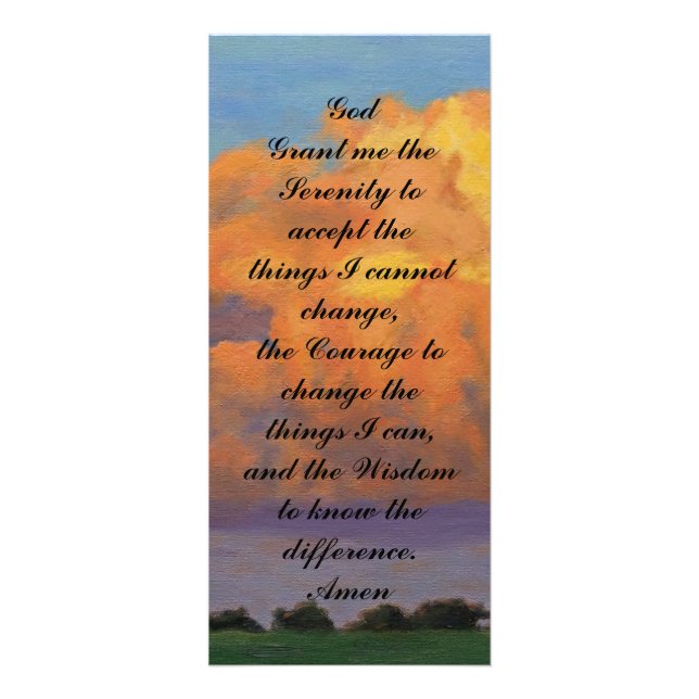 Beautiful Missouri Farm Sunset Scene Rack Card (Front)