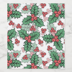 Beautiful Mistletoe Wine Label