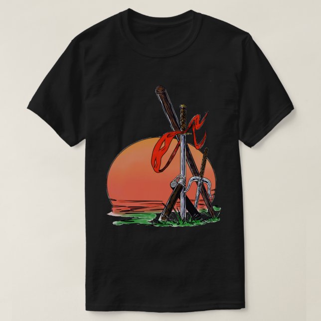 Beautiful Model Ninja Gaiden Retro Vintage T-Shirt (Design Front)
