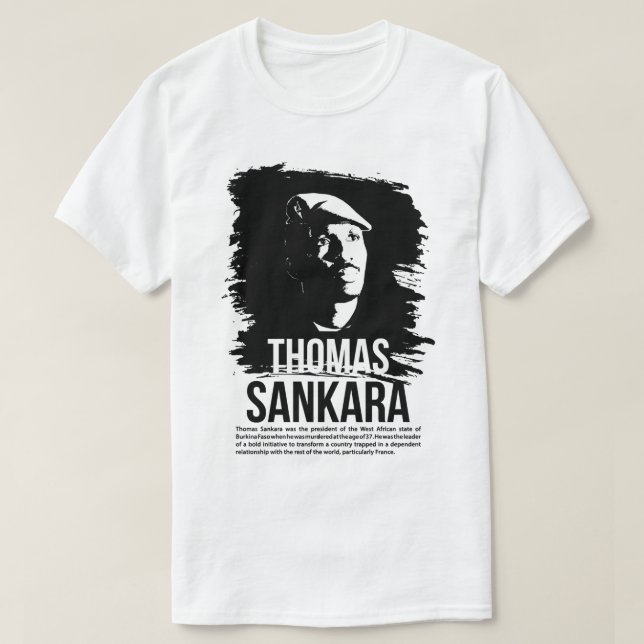 Beautiful Model Thomas Revolutionary Sankara Gifts T-Shirt (Design Front)
