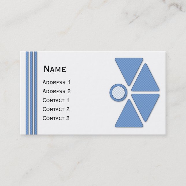 Beautiful modern abstract design business card (Front)