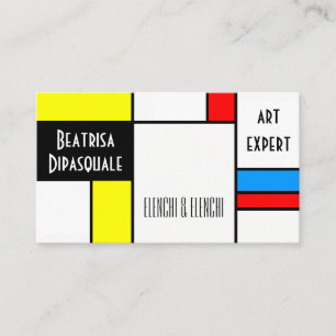 Beautiful Modern Art unique customisable Business Card