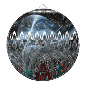 Beautiful Modern contemporary edgy Print vector  Dartboard