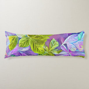 Beautiful Modern Leafy Pattern Body Cushion