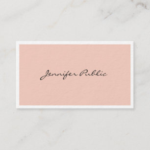 Beautiful Modern Sleek Design Elegant Plain Luxury Business Card