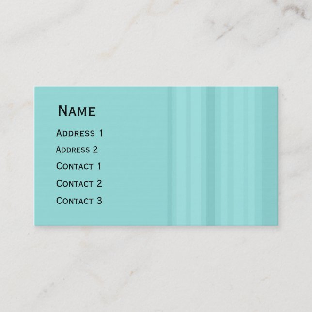 Beautiful modern stripes design business card (Front)