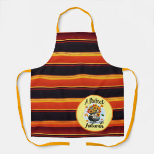 Beautiful Modern Thanksgiving Autumn Collection Apron