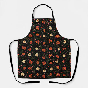Beautiful Modern Vintage Floral Collection Apron