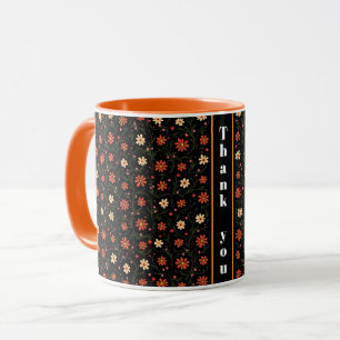 Beautiful Modern Vintage Floral Collection Mug