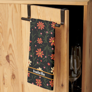 Beautiful Modern Vintage Floral Collection Tea Towel