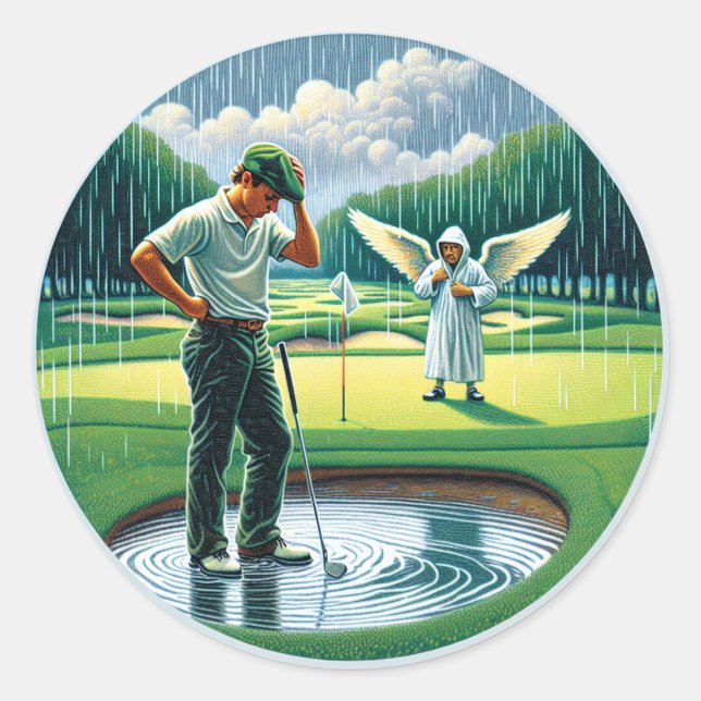 Beautiful Moments Captured by Stunning Stickers. Classic Round Sticker (Front)