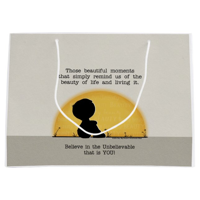 Beautiful Moments Large Gift Bag (Front)