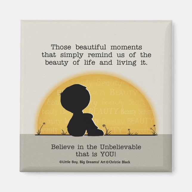 Beautiful Moments Magnet (Front)