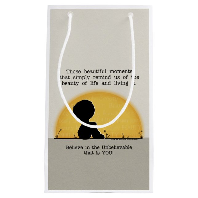 Beautiful Moments Small Gift Bag (Front)