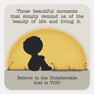 Beautiful Moments Square Sticker