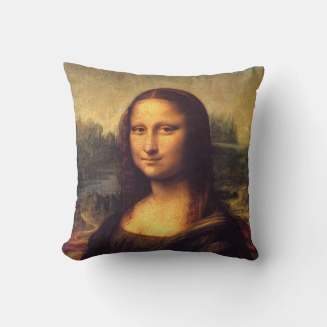 Beautiful Mona Lisa Cushion (Front)