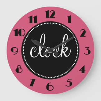 Beautiful Monogram Customised Clock