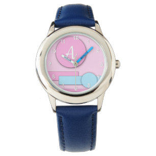 Beautiful Monogram Wrist Watch For Children
