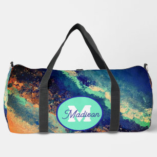 Beautiful monogrammed duffel bag