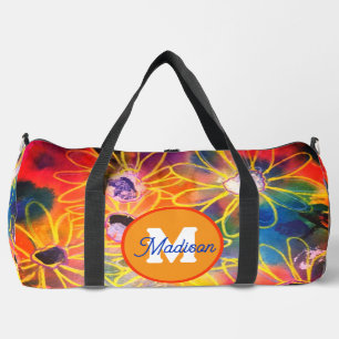 Beautiful monogrammed duffel bag