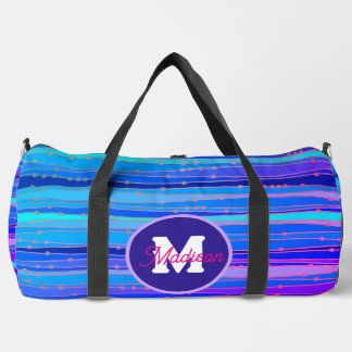 Beautiful monogrammed duffel bag