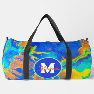Beautiful monogrammed duffel bag
