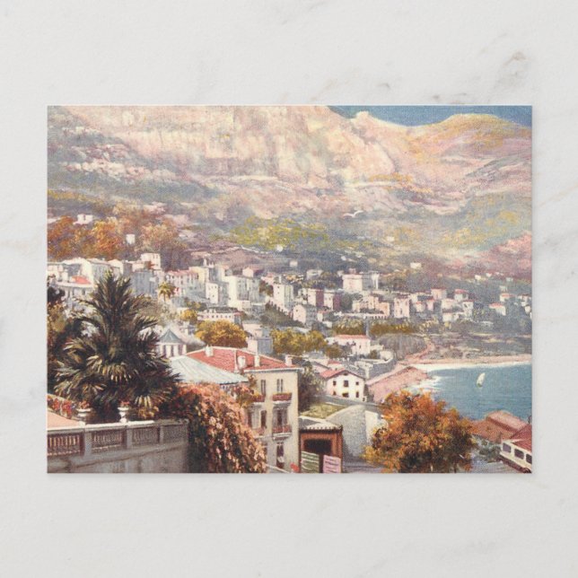 Beautiful Monte Carlo View Postcard (Front)