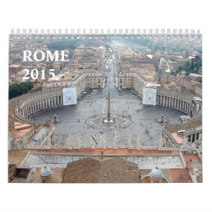 Beautiful Monuments Architecture Rome Italy 2015 Calendar