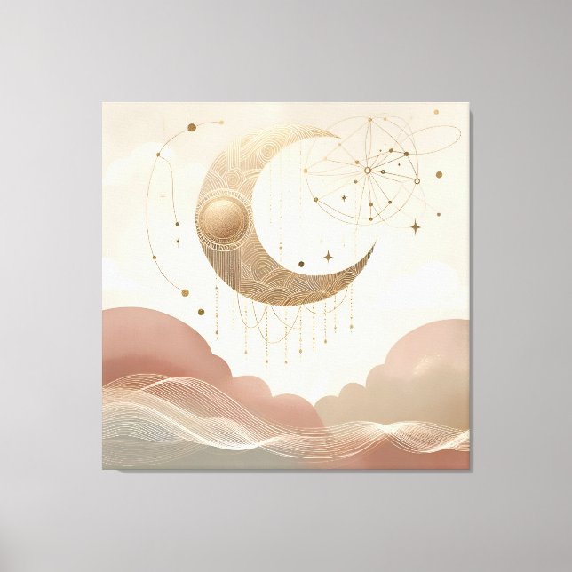Beautiful Moon Canvas Art  (Front)