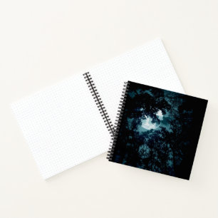 Beautiful Moon Glow Though Trees  Notebook