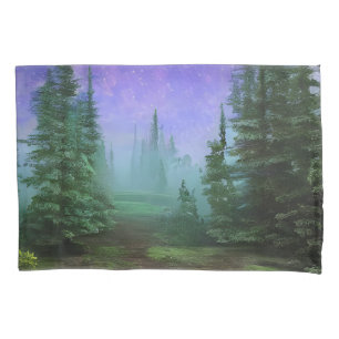 Beautiful Moonlight Wilderness Scene Pillowcase