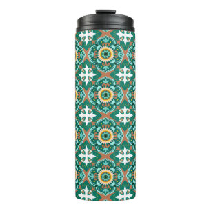 💚💛 Beautiful Moroccan tiles Thermal Tumbler