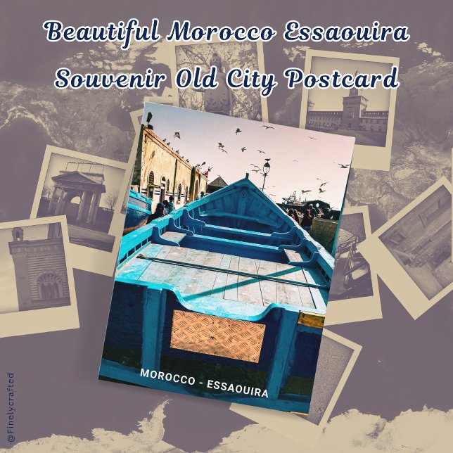 Beautiful Morocco Essaouira Souvenir Old City  Postcard (Creator Uploaded)