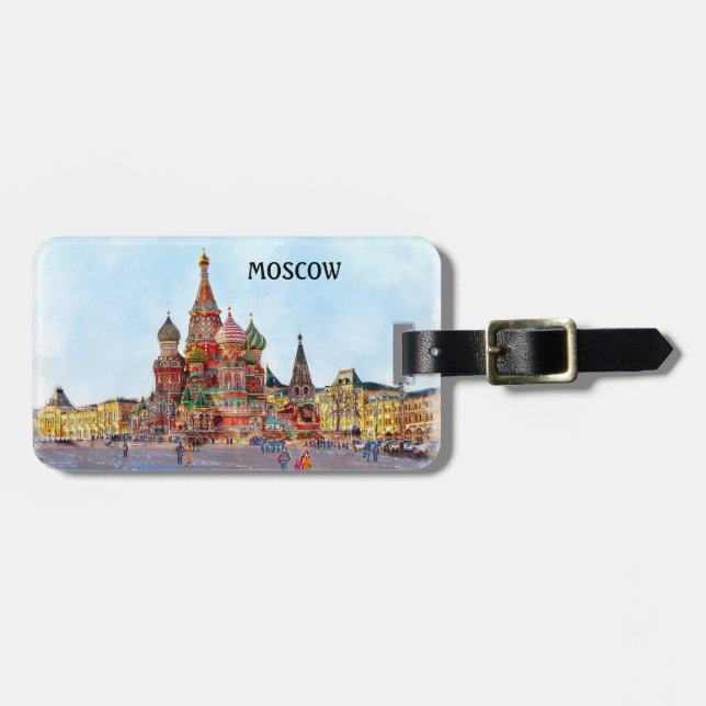 Beautiful Moscow Luggage Tag (Front Horizontal)