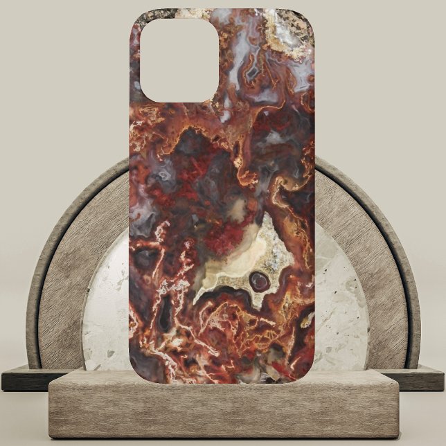 Beautiful Moss Agate Stone Slab  Case-Mate iPhone Case (Creator Uploaded)