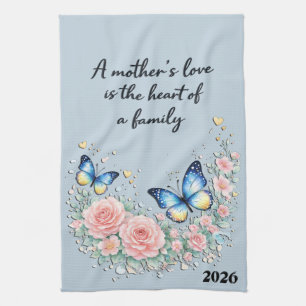 Beautiful Mother's Day Mother's Love Tea Towel