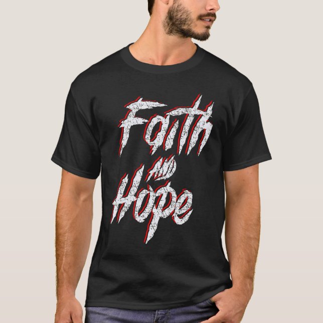 Beautiful Motivational and Inspiring Quote Design T-Shirt (Front)