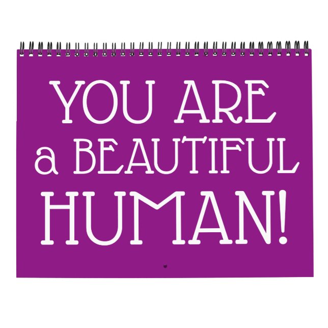 Beautiful Motivational Inspirational Quotes Calendar (Back)