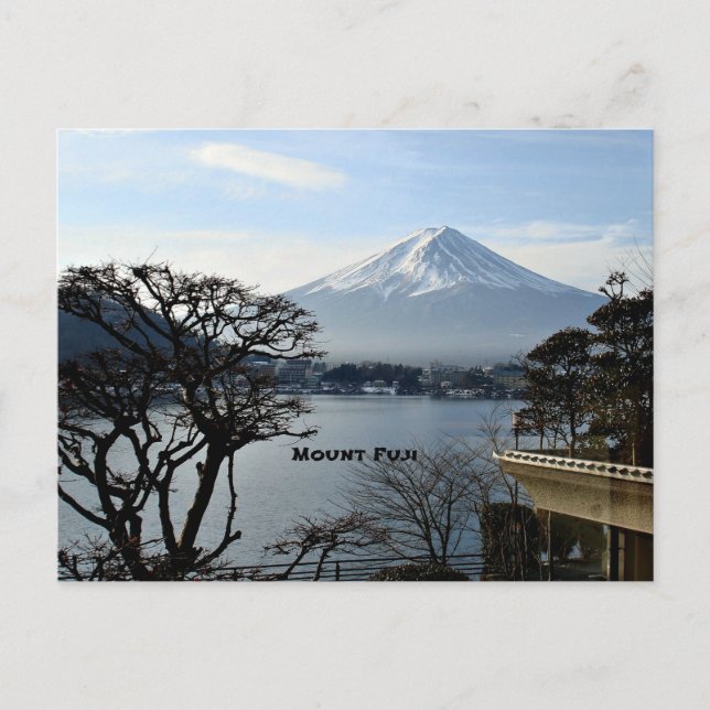 Beautiful Mount Fuji Postcard (Front)