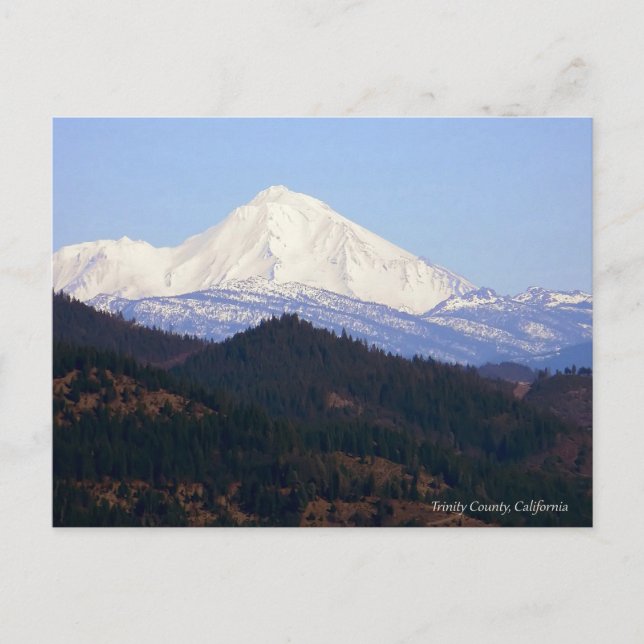 Beautiful Mount Shasta... Postcard (Front)
