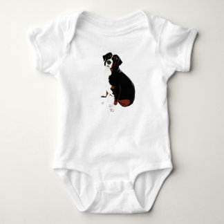 Beautiful Mountain Dog Baby Bodysuit